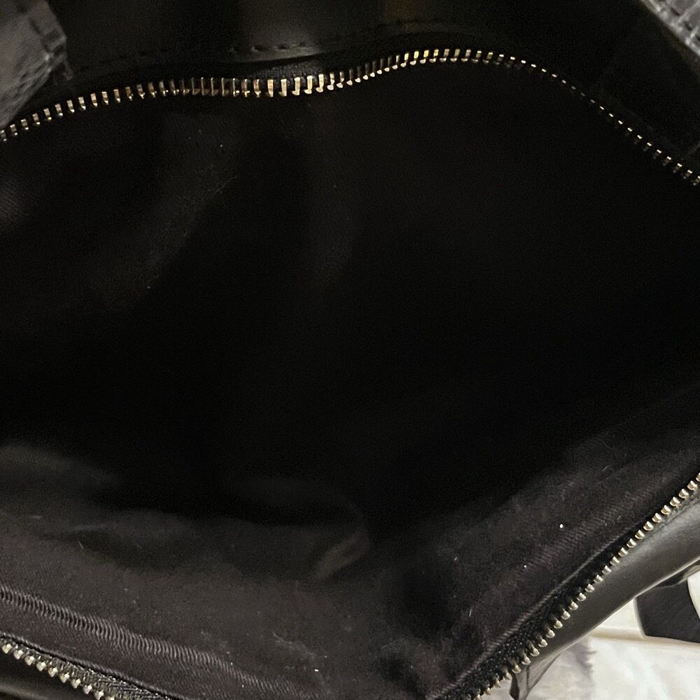 Raven + Lily Ethiopian Leather Crossbody Purse Tote Bag Black Artisan Made EUC - Picture 11 of 16